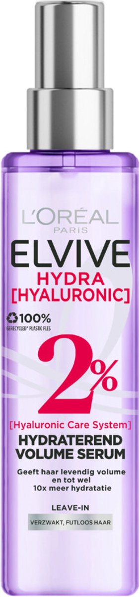 L’Oréal Paris Elvive Hydra Hyaluronic Hydraterend Volume Serum 150 ml - 6 stuks