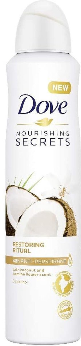 Dove Deodorant Deospray Coconut & Jasmine Flower 250ml