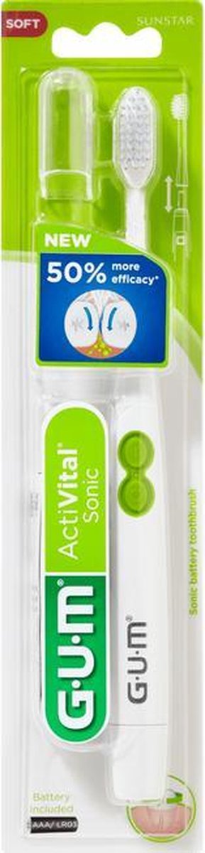 GUM Activital Sonic Elektrische Tandenborstel - Wit