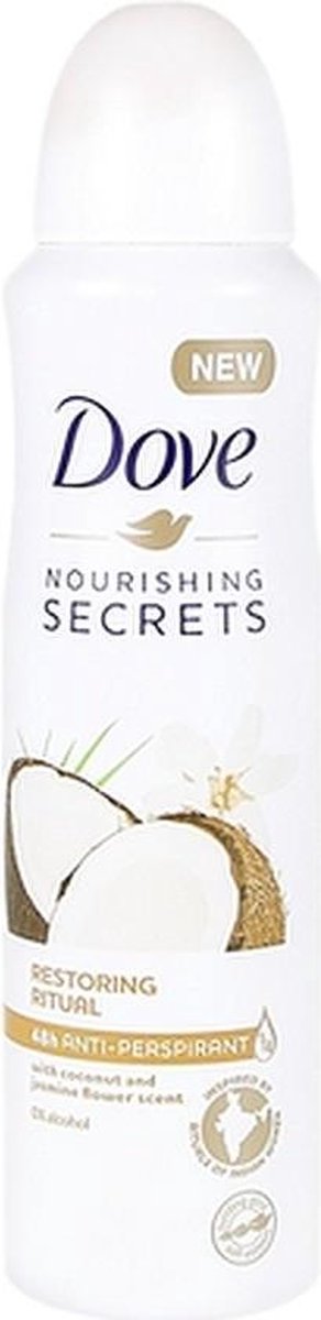 Dove Deospray Women – Restoring Ritual Cocos Jasmijn 150 ml - 1 stuks
