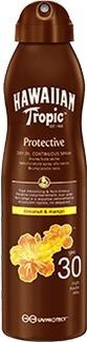 Hawaiian Tropic 5099821001759 zonnebrandolie Lichaam 180 ml
