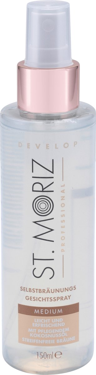 St. Moriz Zelfbruinende gezichtsspray, medium, 150 ml