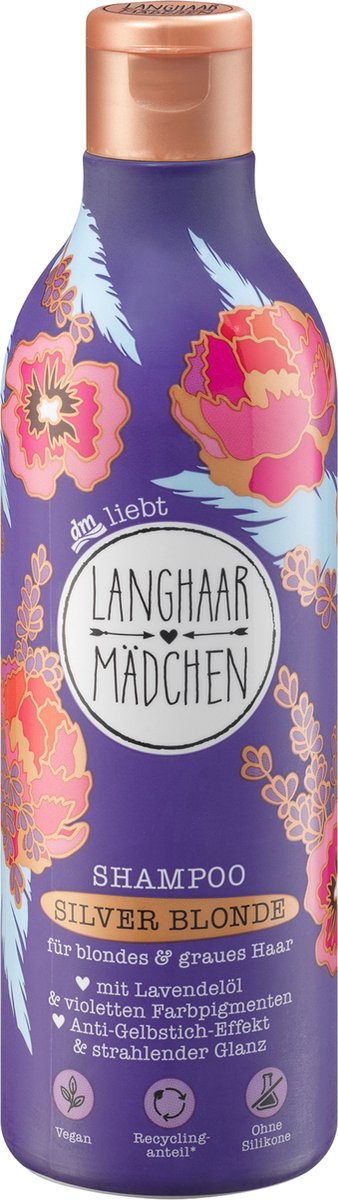 Langhaarmädchen Shampoo Silver Blonde, 300 ml