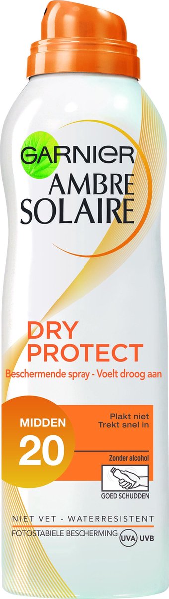 Garnier Ambre Solaire Dry Protect Zonnebrand spray SPF 30 - 200ml