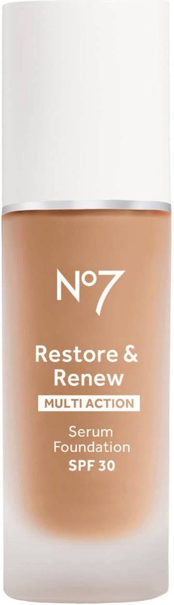 No7 Restore & Renew Serum Foundation SPF30 Honey