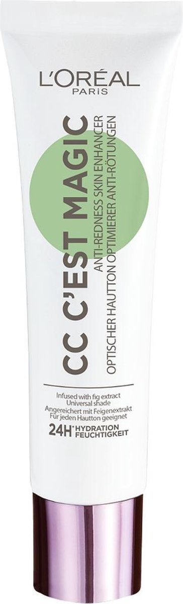 L'OREAL PARIS CC Creme C'est Magic Anti-roodheid teintverbeteraar