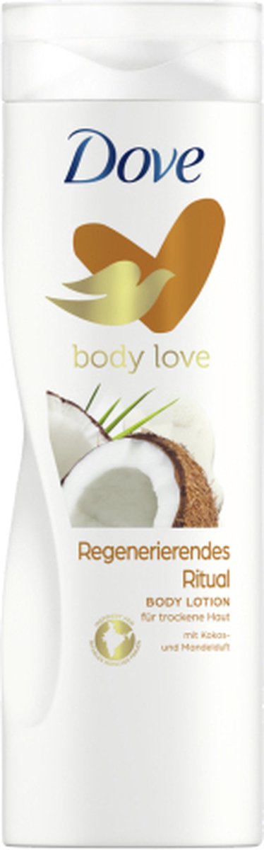 Dove Body Lotion Regenererend Ritueel met Kokosnoot en Amandelgeur, 0.4 l