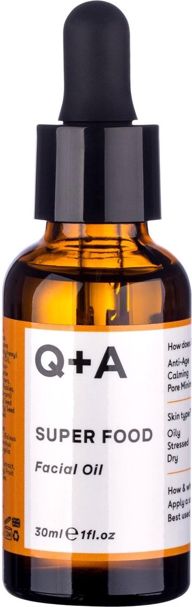 Q+A Superfood Gezichtsolie - 30 ml