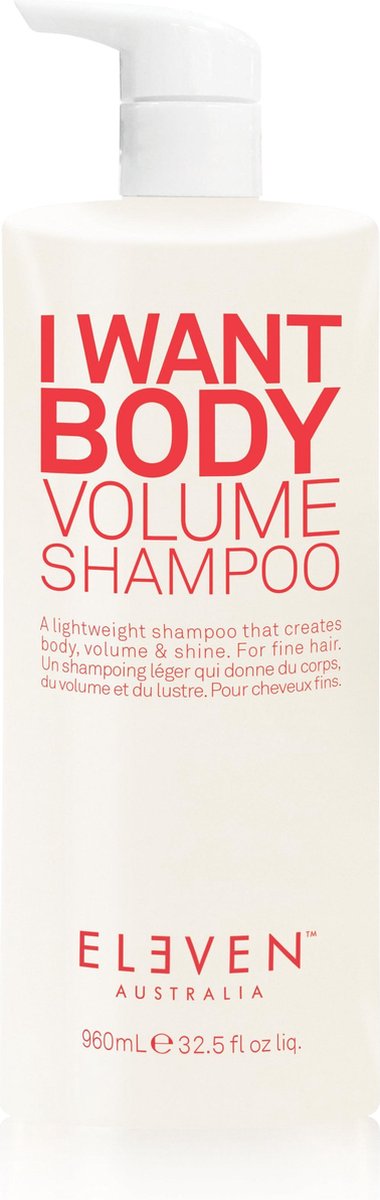 Eleven Australia I Want Body Volume Shampoo 1000 Ml