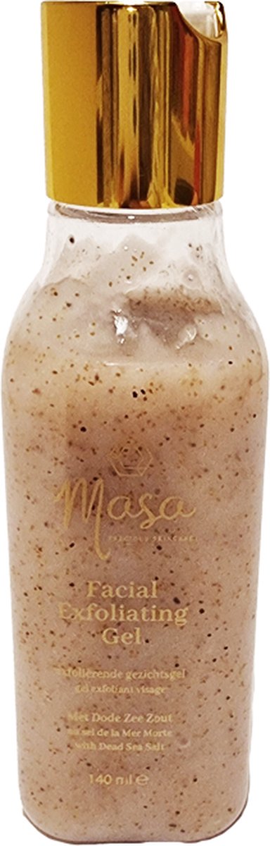 Exfoliating Gel met Dode Zee zout - Masa Skincare - Dode Zee Huidverzorging - Vegan & Cruelty Free