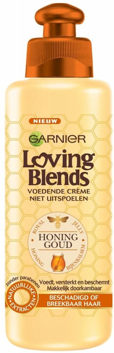 Garnier Loving Blends Honing Goud Haarcrème - 6 x 200ml - Voordeelverpakking