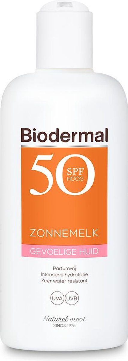 Biodermal Zonnebrand Gevoelige huid - Zonnemelk - SPF 30 - 200ml
