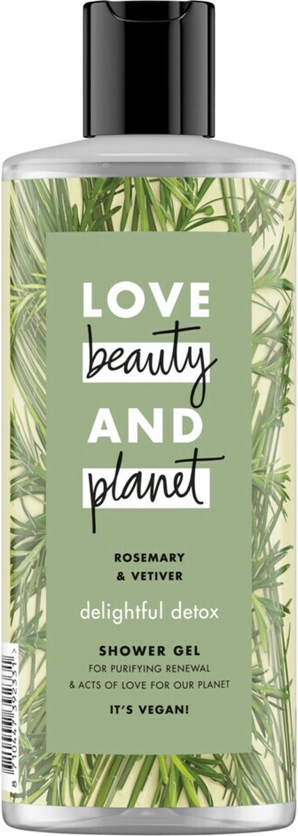 Love Beauty and Planet Douchegel Rosemary & Vetiver - 500 ml