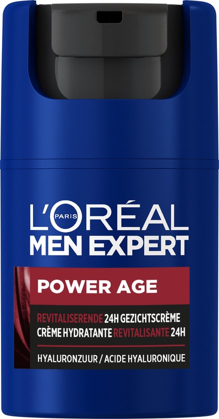 L'Oréal Paris Men Expert Power Age - Hydraterende Gezichtscrème tegen Huidveroudering - Dagcreme Man - Daycream - voor de droge huid met verouderingsverschijnselen