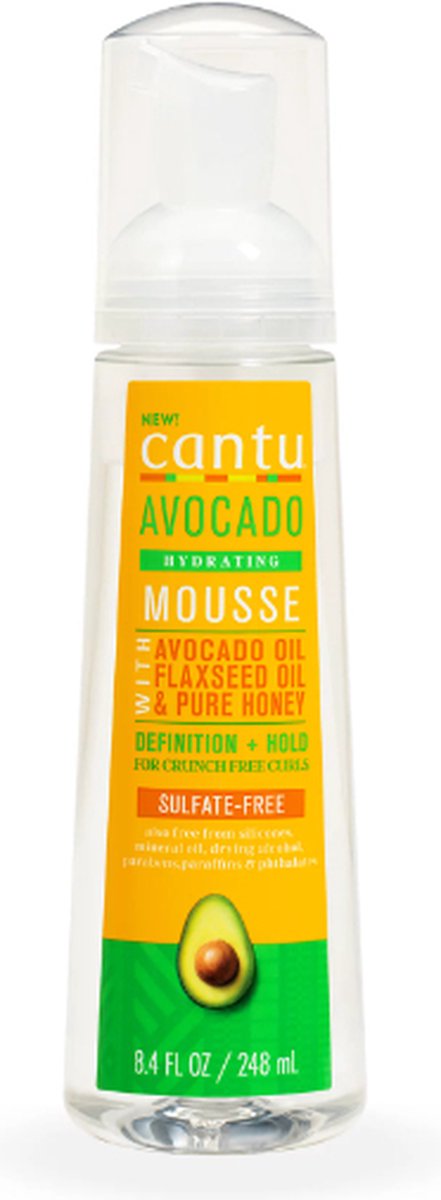 Cantu Avocado Hydrating Styling Mousse 8.4oz