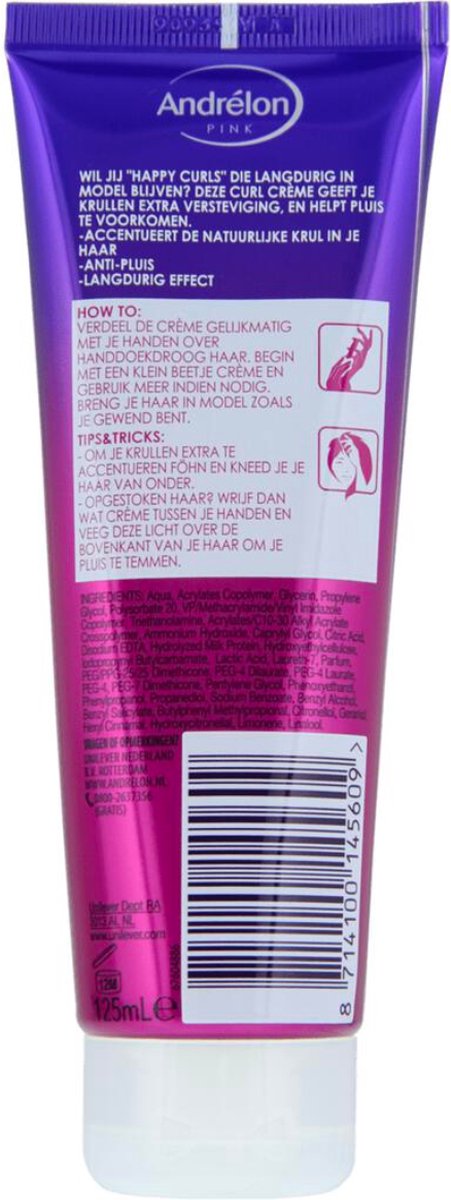 Andrélon Pink styling Shape your Curl - 125 ml - Crème