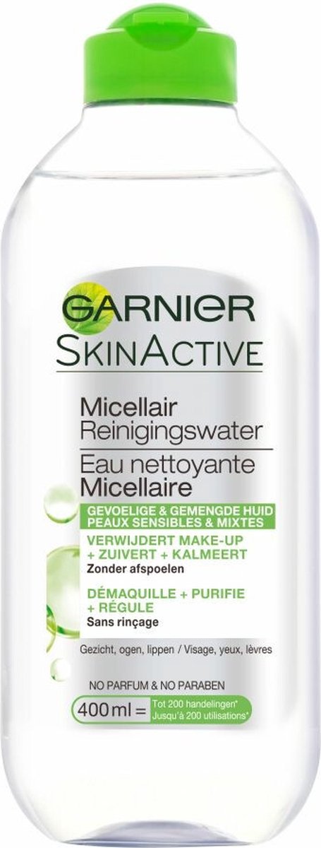 Garnier SkinActive - Micellair Reinigingswater Gemengde huid - 3 x 400ml - Micellair Water Voordeelverpakking