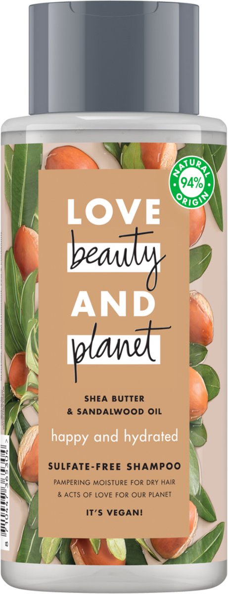 Love Beauty and Planet Shea Butter & Cedar Wood Oil Happy & Hydrated Shampoo - 400 ml