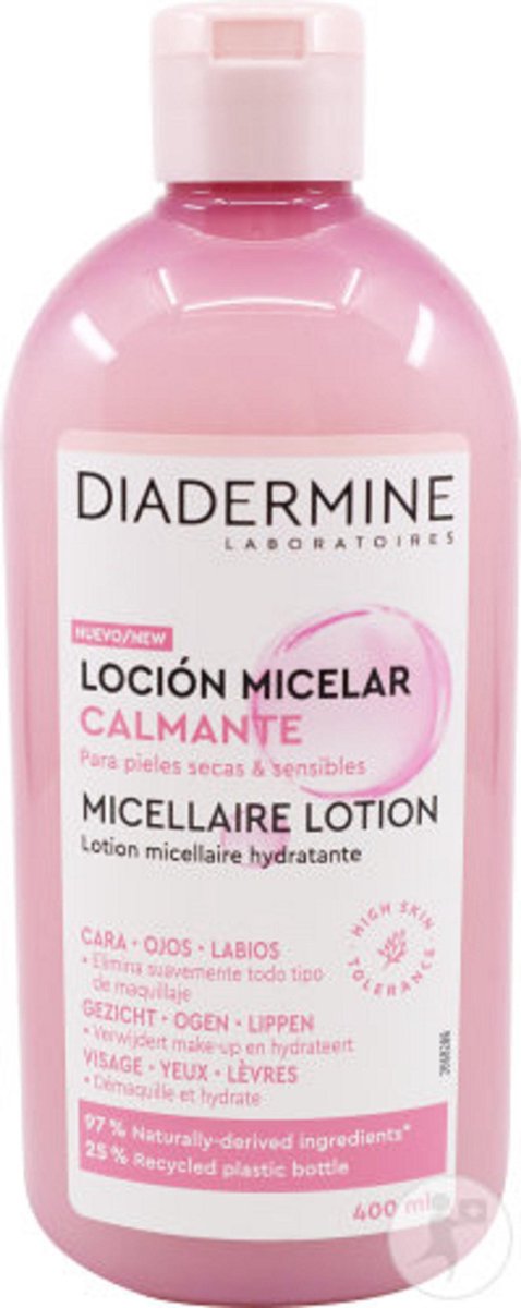 Diadermine - Kalmerende Lotion Micellair -Voor droge en gevoelige huid - 400 ML