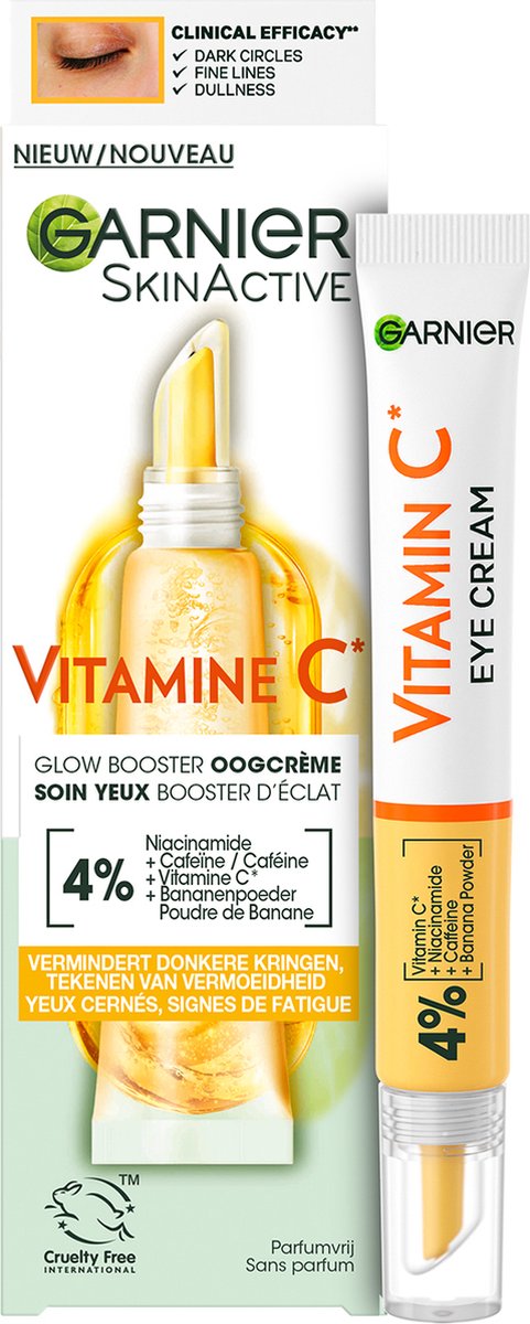 Garnier SkinActive Glow Booster Oogcrème met Vitamine C 15 ml