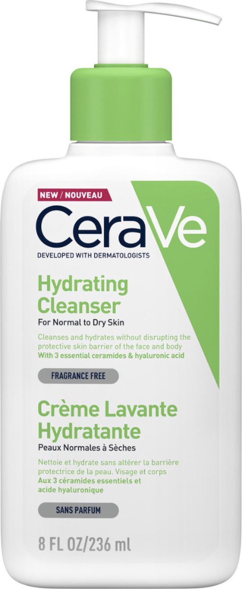 CeraVe Hydrating Cleanser - Reinigingsmelk - normale tot droge huid - 236 ml