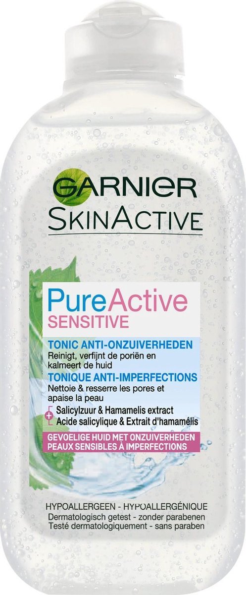 Garnier SkinActive Reinigingstonic – 200 ml – Anti-Onzuiverheden
