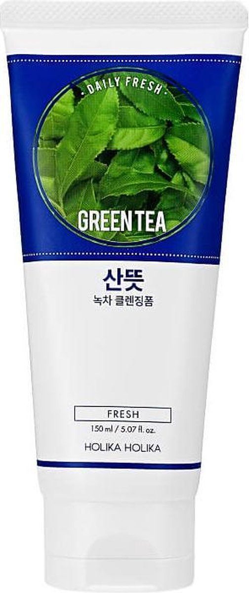 HOLIKA HOLIKA Daily Fresh Green Tea Cleansing Foam oczyszczająca pianka do twarzy z zieloną herbatą 150ml