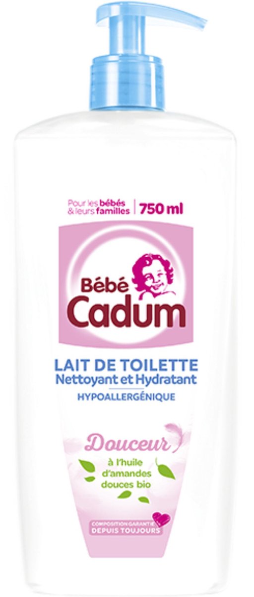 BÉBÉ CADUM lait de toilette nettoyant hydratant douceur