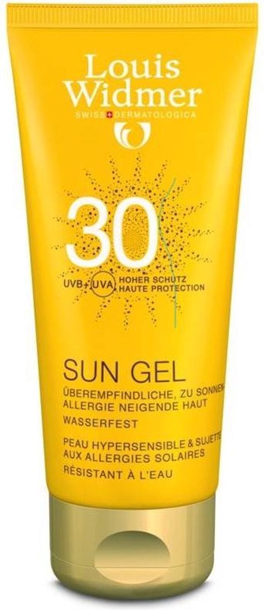 Louis Widmer Sun Gel Ongeparfumeerd Zonnegel 100 ml