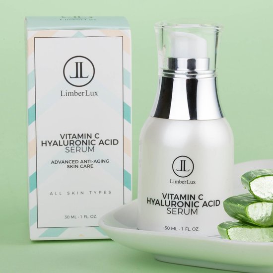 Vitamine C serum met Hyaluronzuur en Aloë Vera