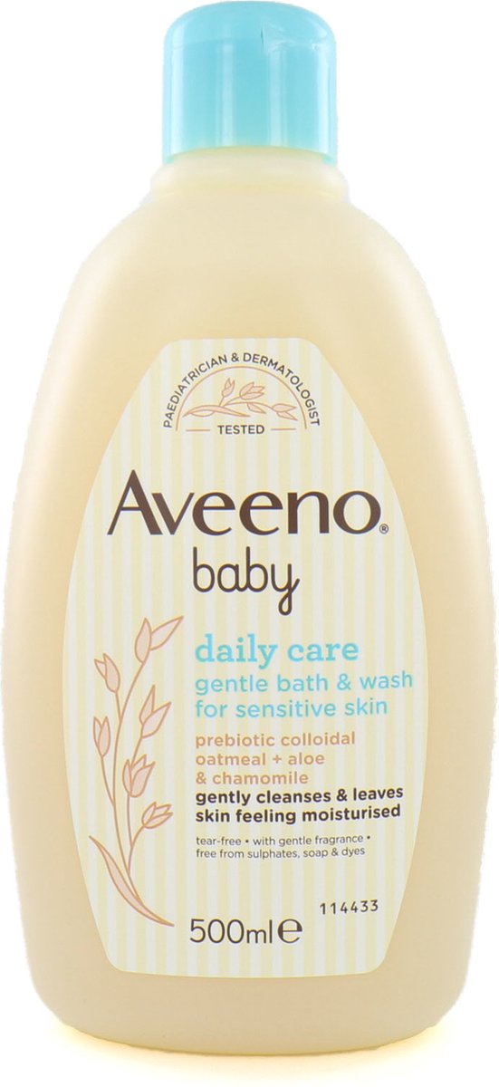 Aveeno Daily Care Baby Gentle Bath & Wash - 500 ml (voor gevoelige huid)