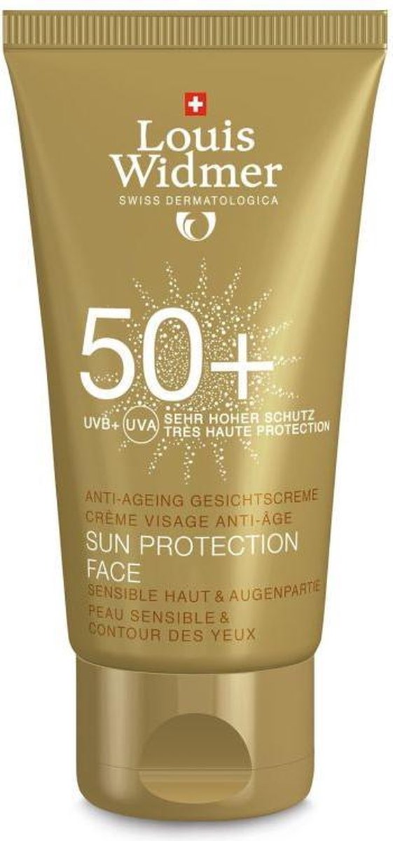 Louis Widmer - Zonnebrand - Sun - Protection - Face - 50+ Ongeparfumeerd 50 ml