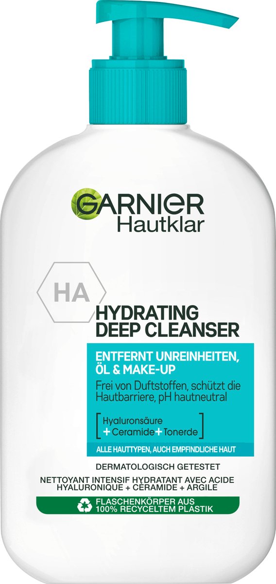 Garnier Skin Active Reinigingsschuim Skin Clear Hydrating Deep Cleanser, 250 ml