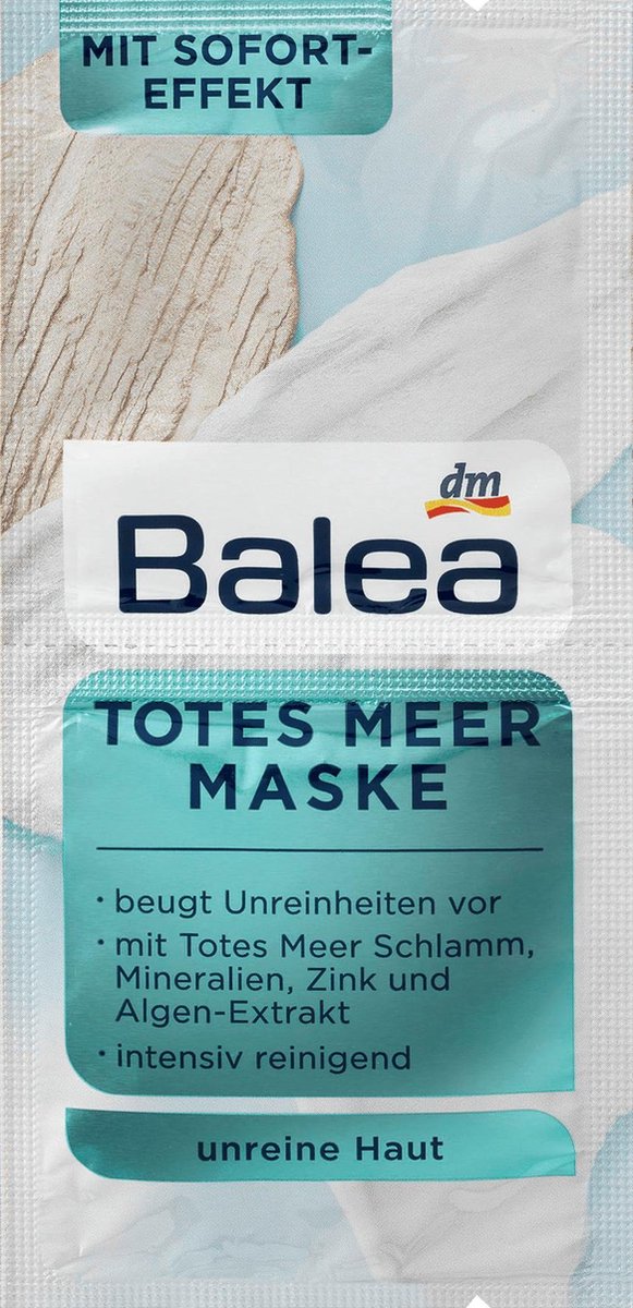 Gezichtsmaskers verzorging Totes Meer