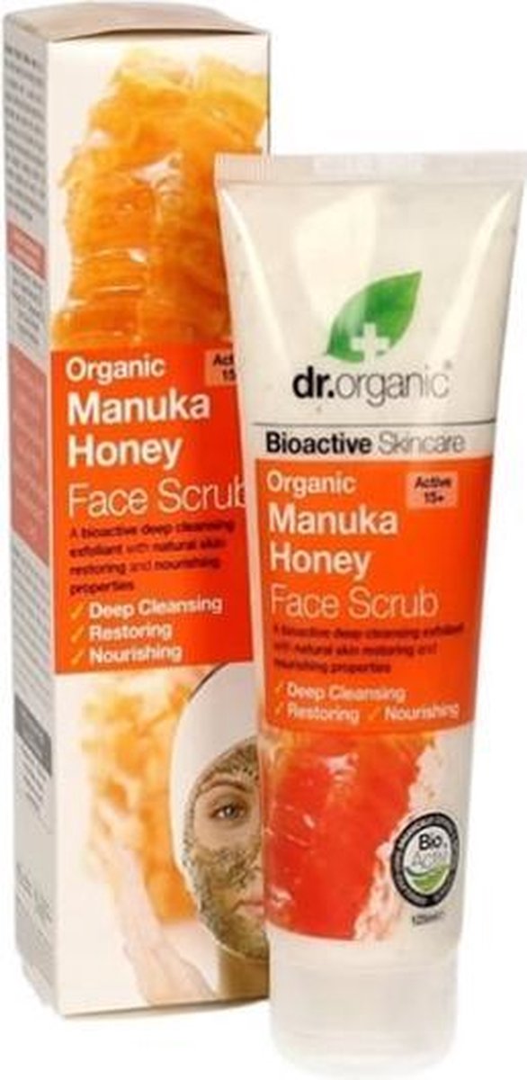 Dr Organic Manuka Honey Face Scrub 125ml