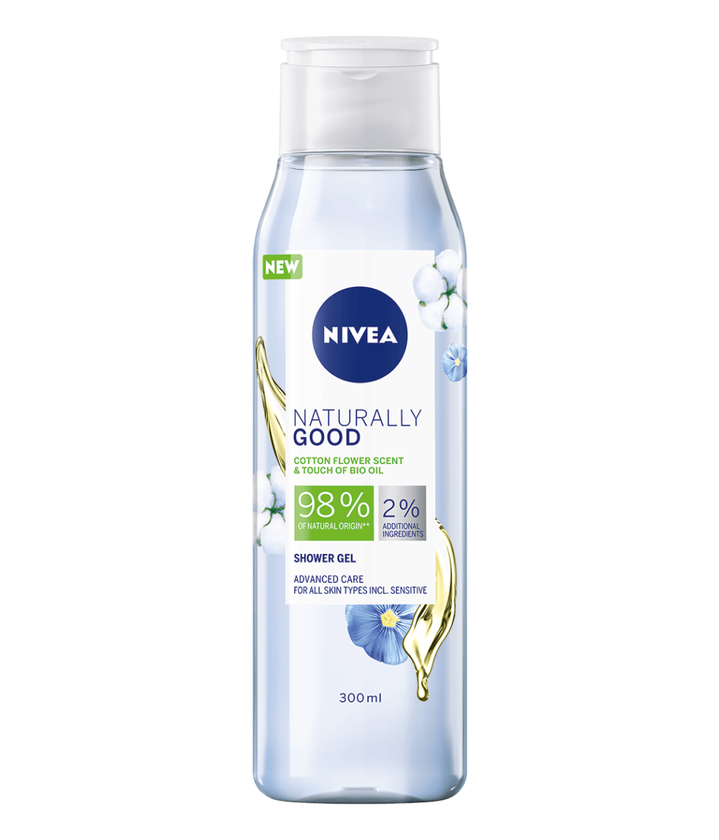 NIVEA Naturally Good Cotton Flower Douchegel 300ml