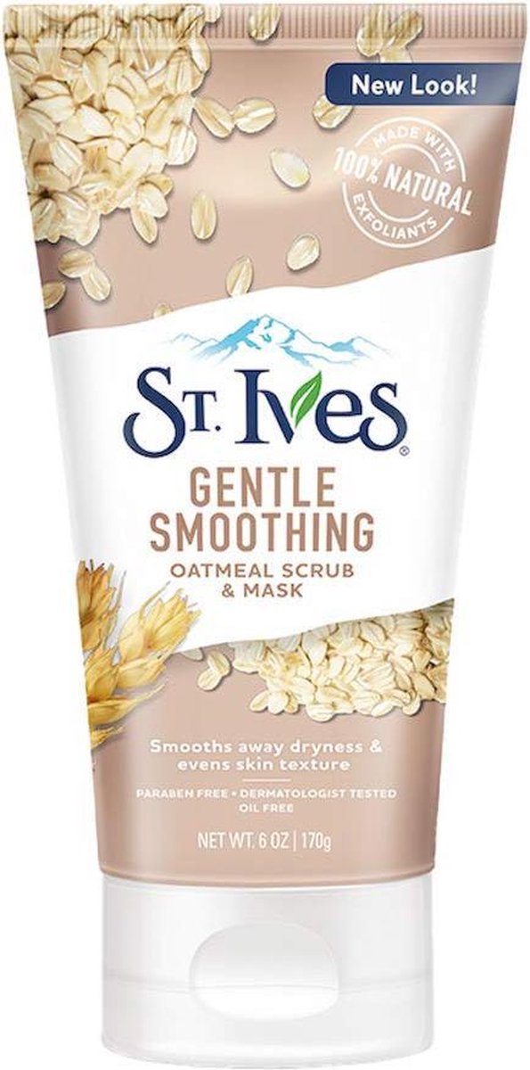 St. Ives Gentle Smoothing Face Scrub and Mask Oatmeal 6oz - 170g