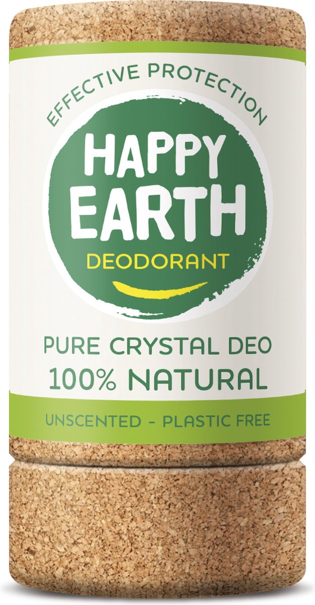 Happy Earth 100% Natuurlijke Deodorant Crystal Unscented 90 gr
