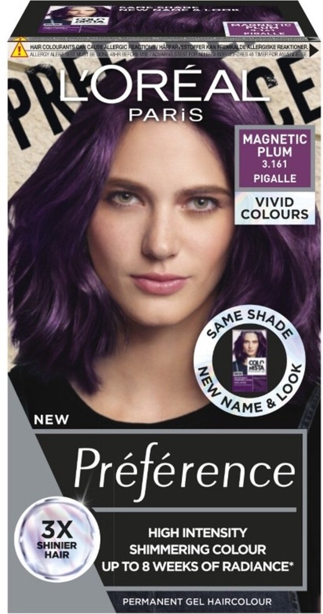 L'Oréal Preference Vivids Haarkleuring 10.112 Silver Grey