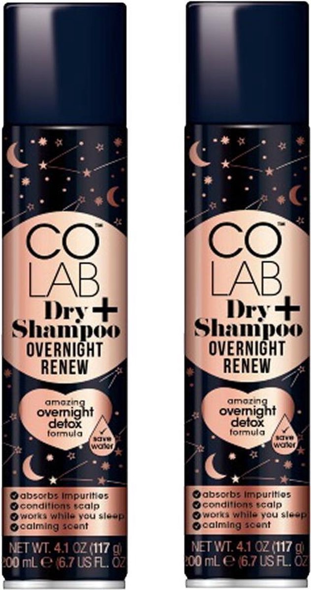 Colab Dry shampoo overnight renew 200 ml - 2 pak