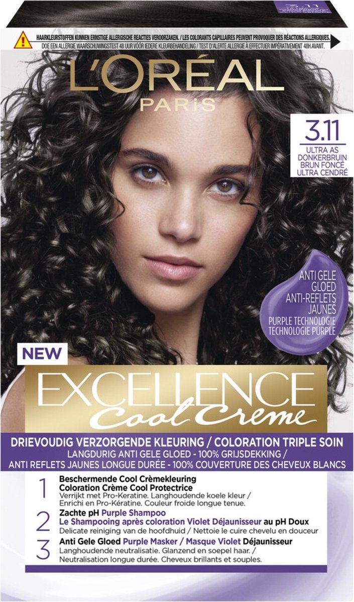 L’Oréal Paris Excellence Cool Cream 8.11 Haarverf - Ultra Ash Lichtblond