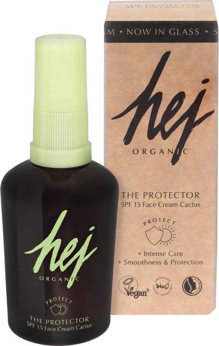 Hej Organic - The Protector - SPF15 Face Cream Cactus