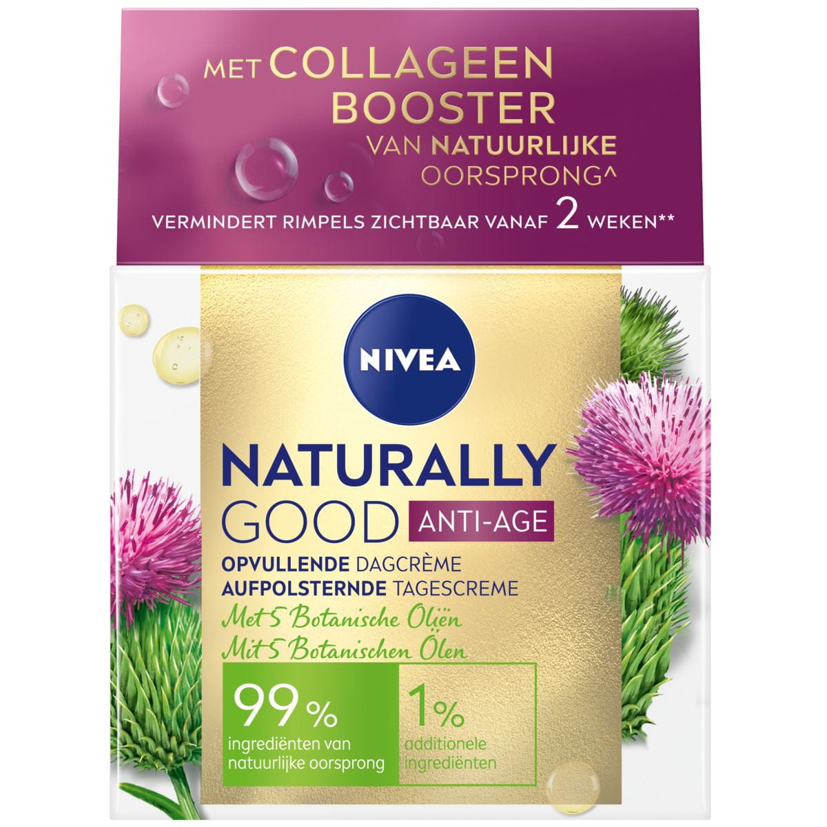 NIVEA Naturally Good Anti-Age Opvullende Dagcrème 50ml