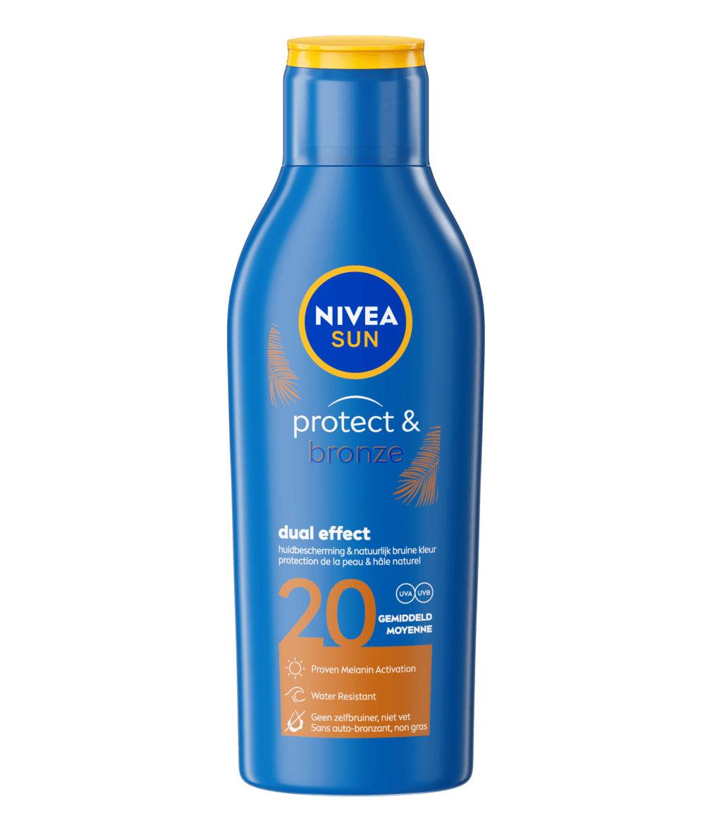 NIVEA SUN Protect & Bronze Zonnemelk SPF20 200ml