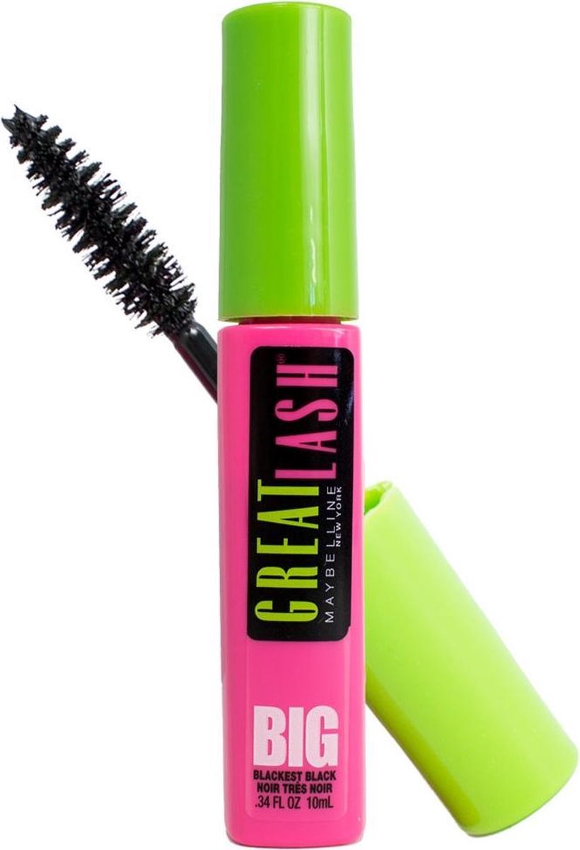 Maybelline Great Lash BIG Mascara - Blackest Black