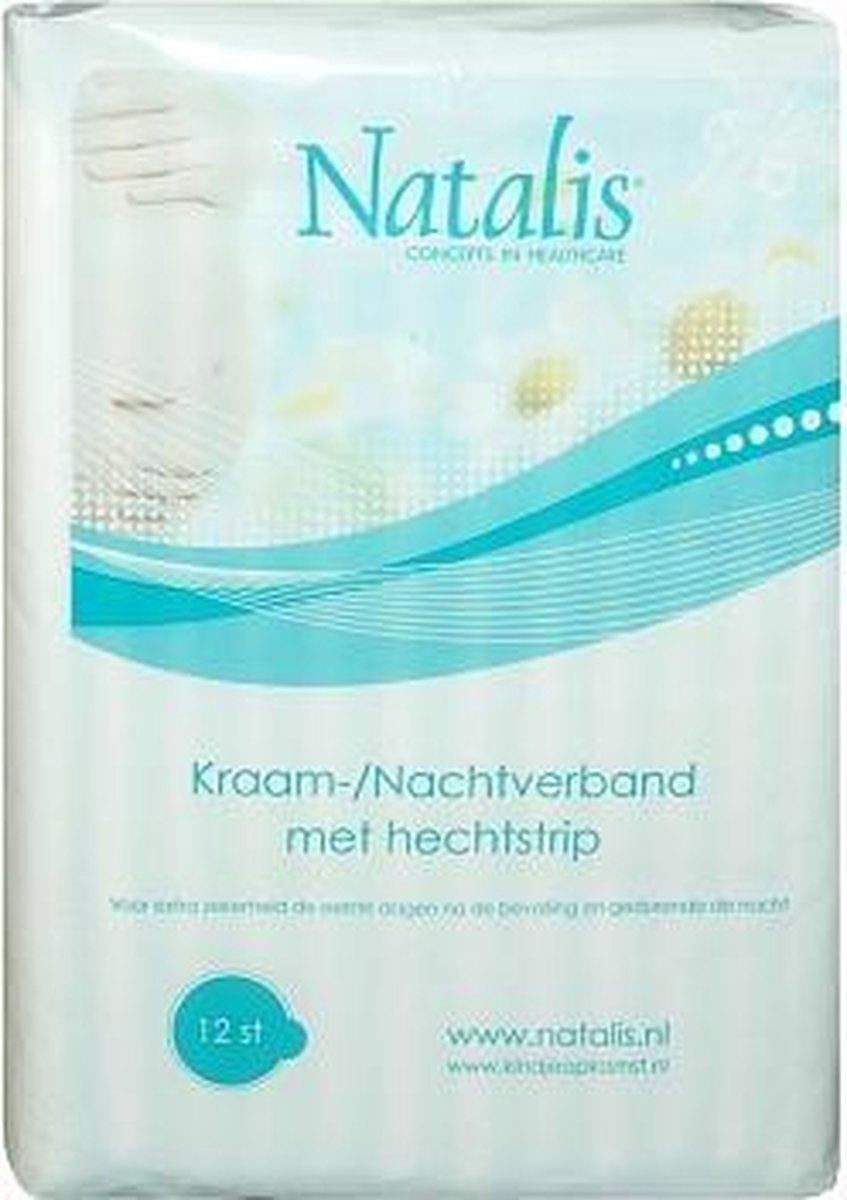 Natalis Kraam- /Nachtverband Maandverband - 12 stuks