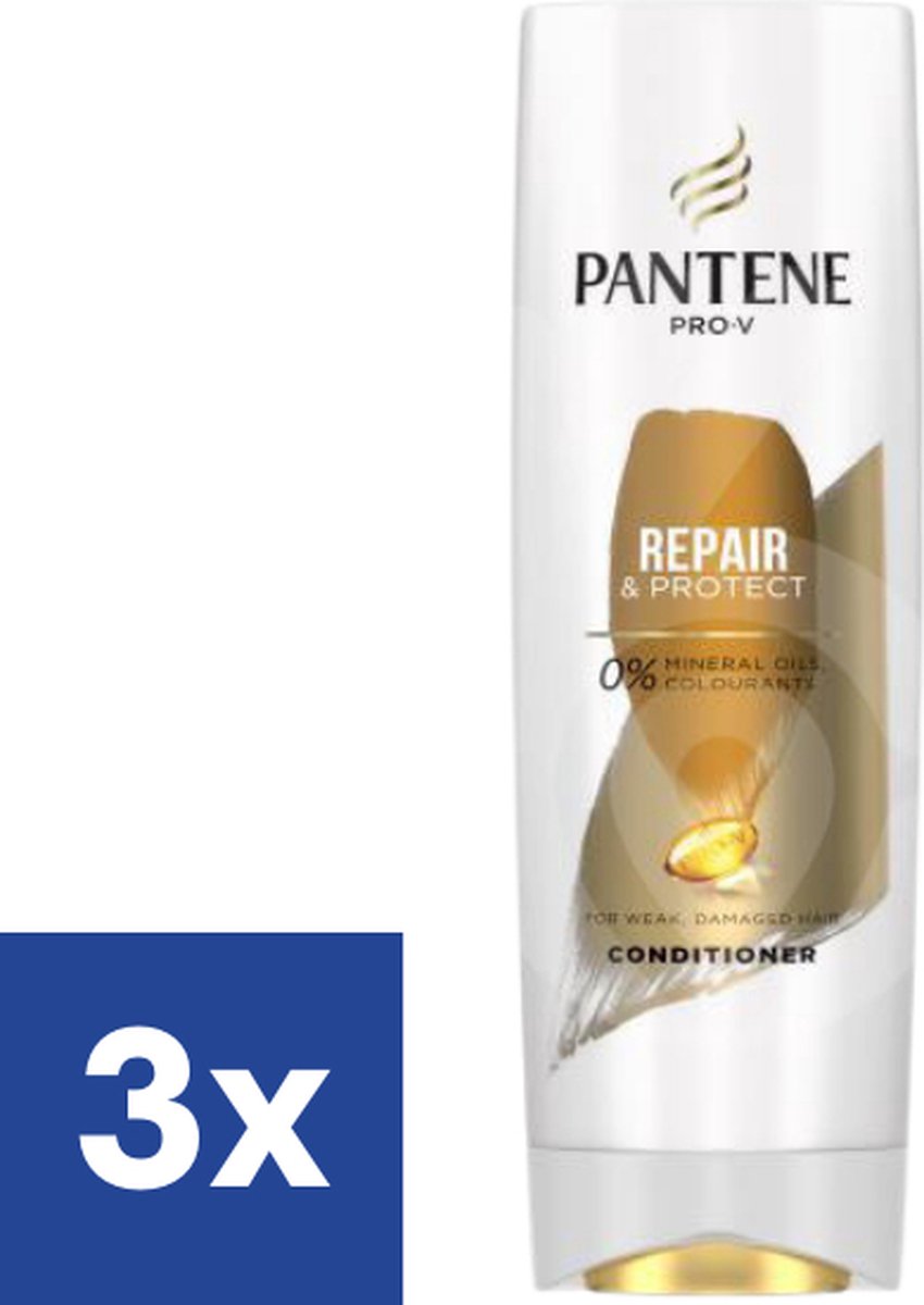 Pantene Repair & Protect Conditioner - 3 x 360 ml