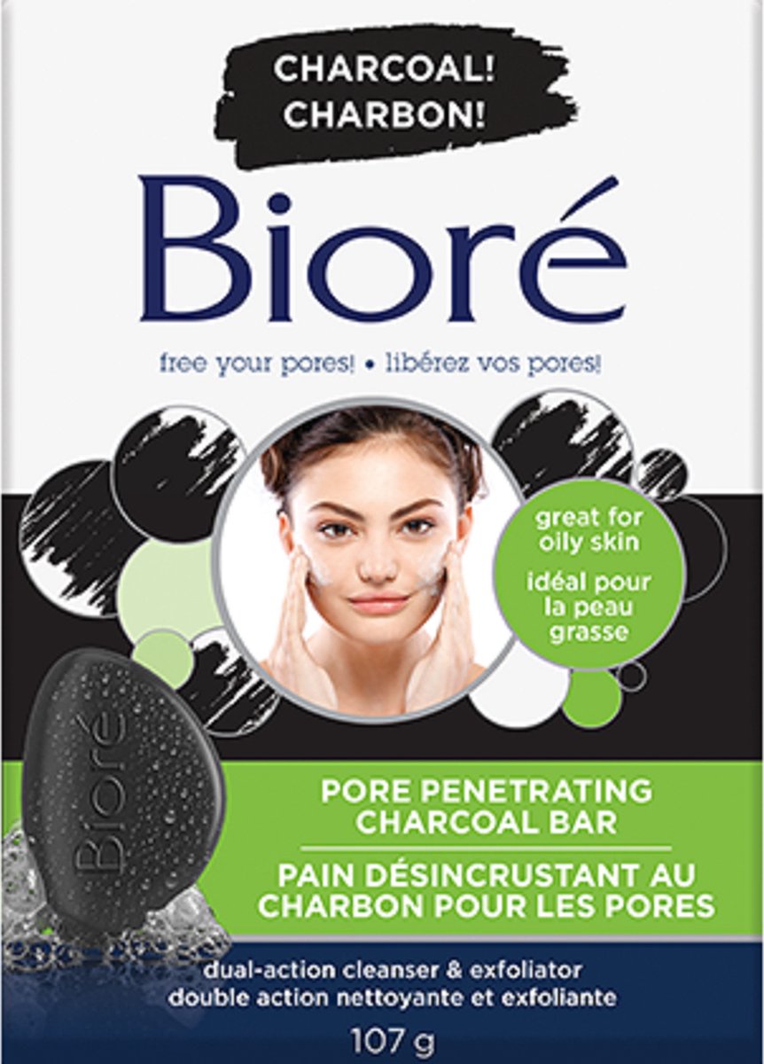 Bioré Pore Penetrating Charcoal Bar 107g