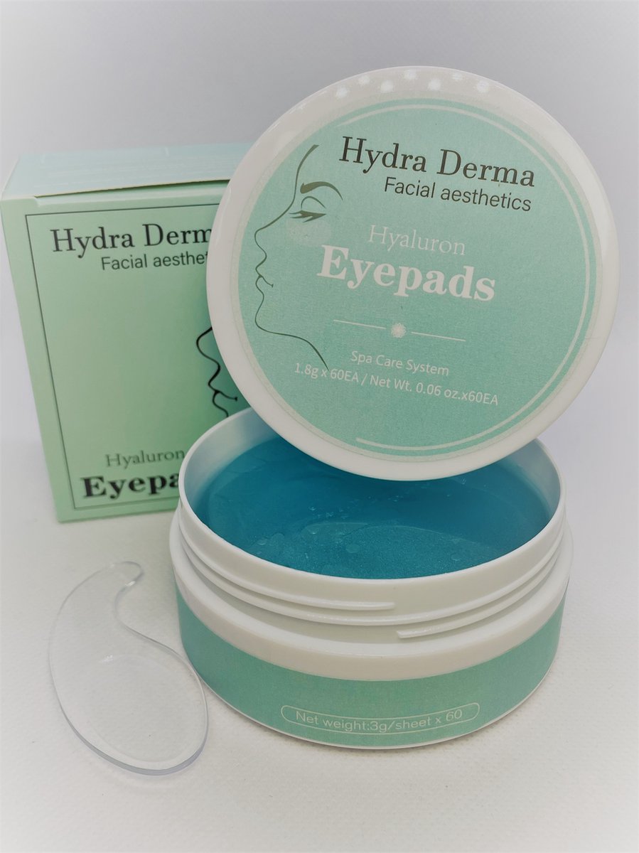 HydraDerma Hyaluronzuur Eyepads - Oogmasker - Oogmasker Wallen - Eye Mask - Eye Patches - Oog Pads - Hyaluronzuur Serum - Hyaluronzuur
