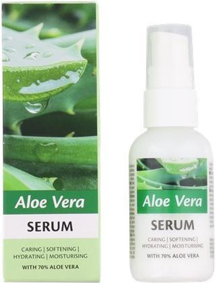 ALOE VERA SERUM caring/softening/hydrating/moisturising with 70% Aloe Vera 50 ml